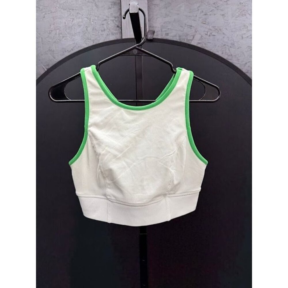 Kyodan Green and White Sports Bra
